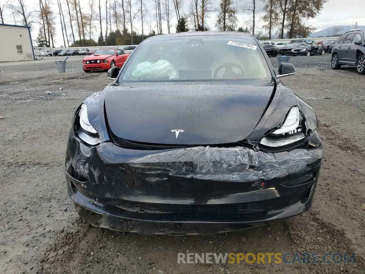5 Фотография поврежденного автомобиля 5YJ3E1EB1KF390531 TESLA MODEL 3 2019