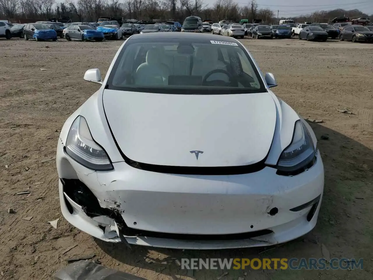 5 Фотография поврежденного автомобиля 5YJ3E1EB1KF422135 TESLA MODEL 3 2019