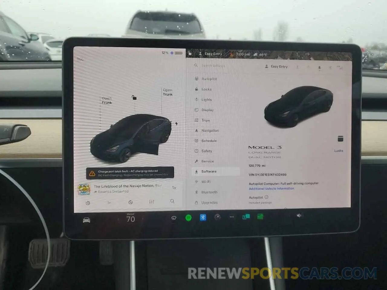 9 Photograph of a damaged car 5YJ3E1EB1KF432499 TESLA MODEL 3 2019