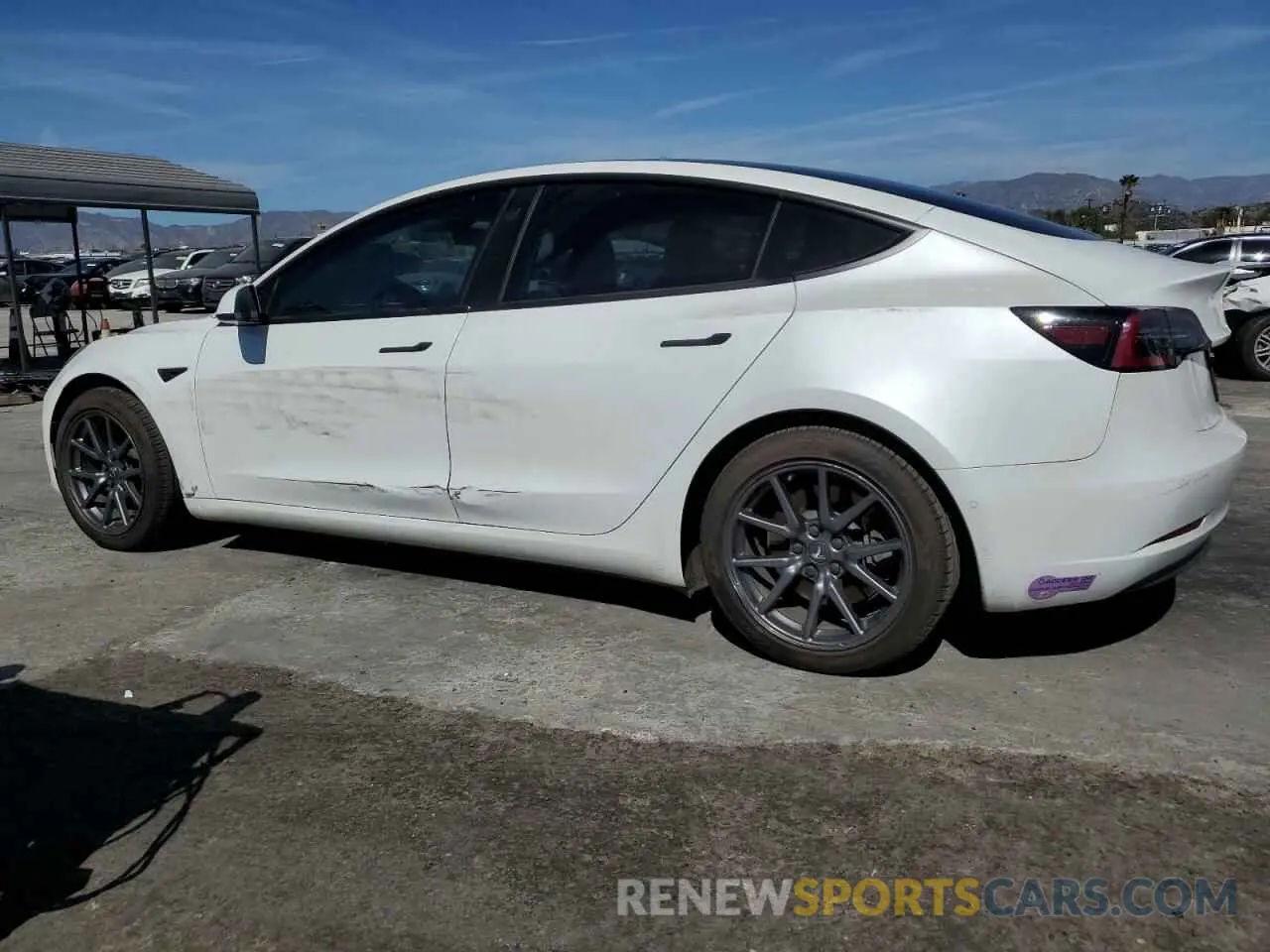 2 Photograph of a damaged car 5YJ3E1EB1KF433510 TESLA MODEL 3 2019