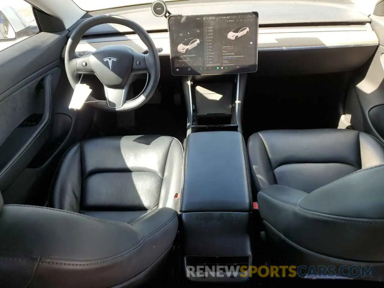8 Photograph of a damaged car 5YJ3E1EB1KF433510 TESLA MODEL 3 2019