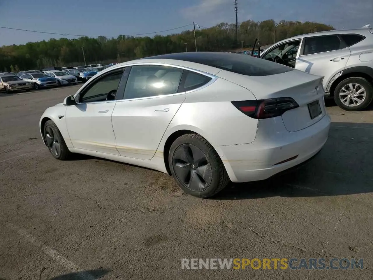 2 Photograph of a damaged car 5YJ3E1EB1KF510554 TESLA MODEL 3 2019