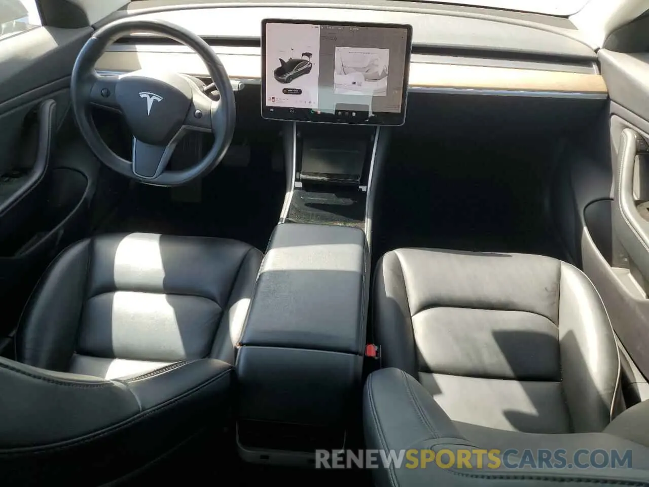 8 Photograph of a damaged car 5YJ3E1EB2KF361409 TESLA MODEL 3 2019