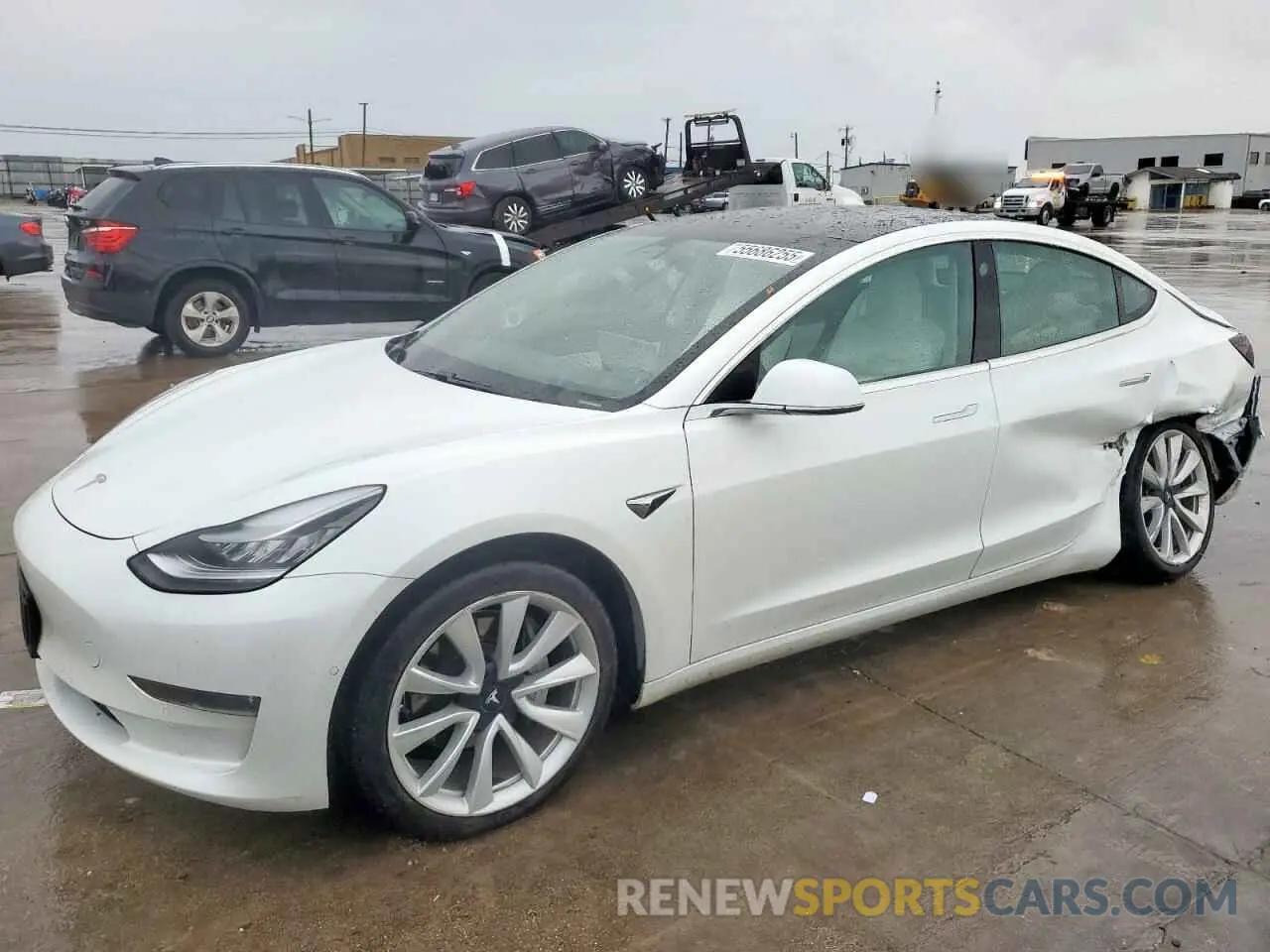 1 Фотография поврежденного автомобиля 5YJ3E1EB2KF392305 TESLA MODEL 3 2019