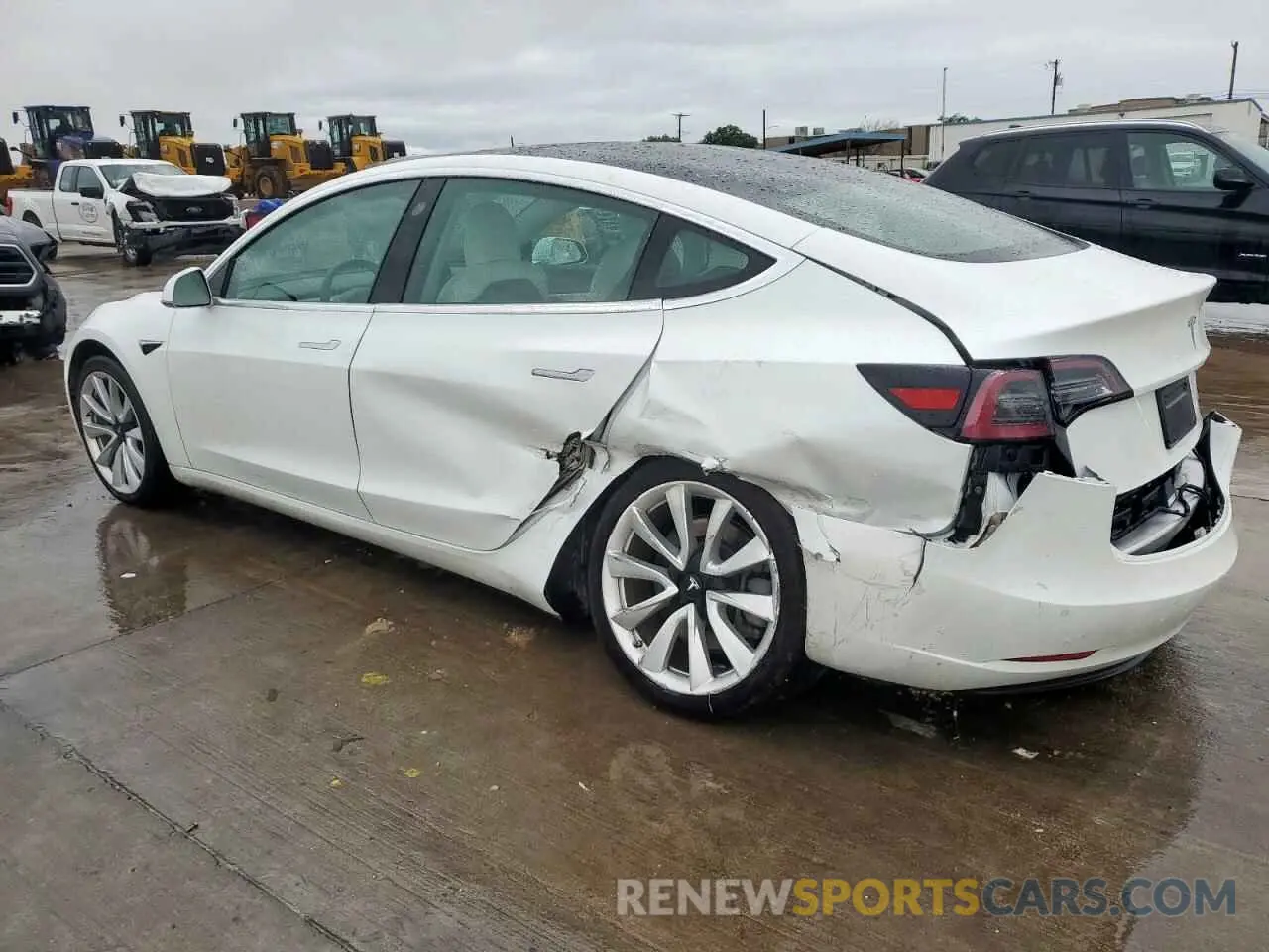 2 Фотография поврежденного автомобиля 5YJ3E1EB2KF392305 TESLA MODEL 3 2019