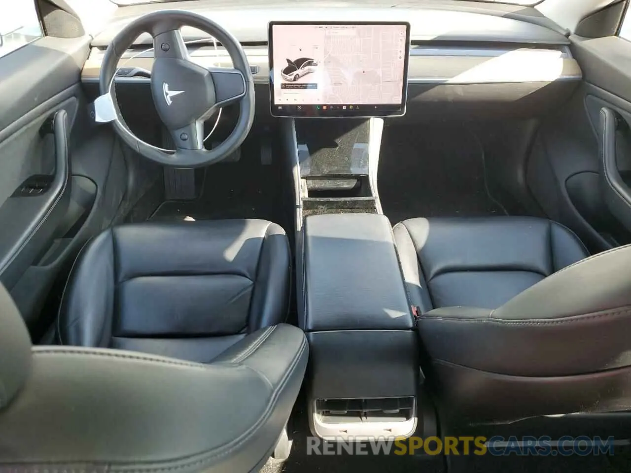 8 Photograph of a damaged car 5YJ3E1EB2KF437498 TESLA MODEL 3 2019
