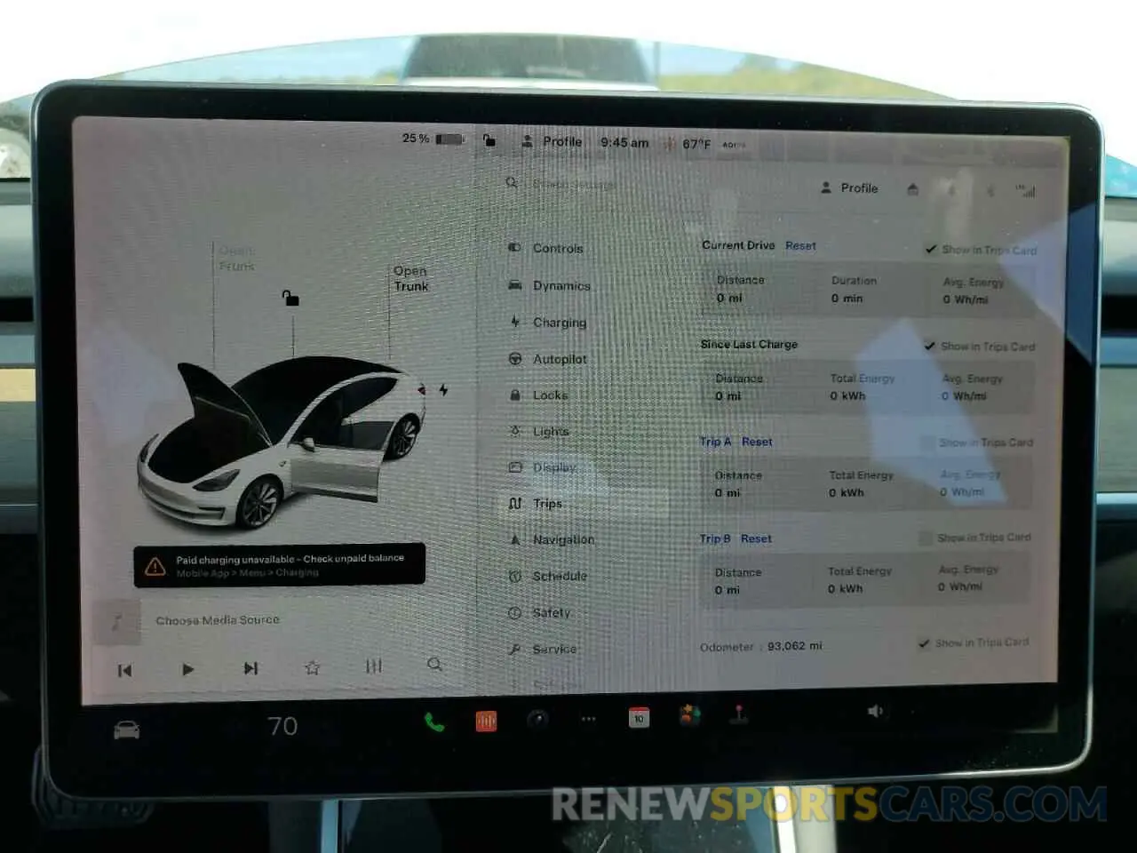 9 Photograph of a damaged car 5YJ3E1EB2KF437498 TESLA MODEL 3 2019