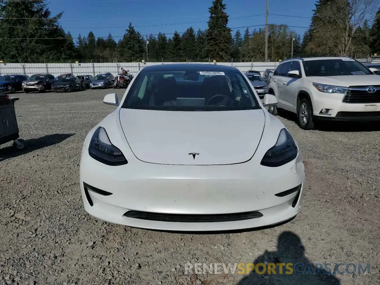 5 Photograph of a damaged car 5YJ3E1EB2KF442345 TESLA MODEL 3 2019