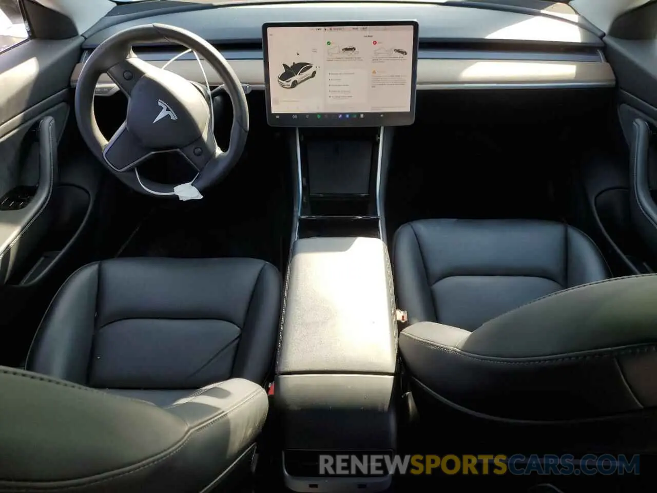 8 Photograph of a damaged car 5YJ3E1EB2KF442345 TESLA MODEL 3 2019