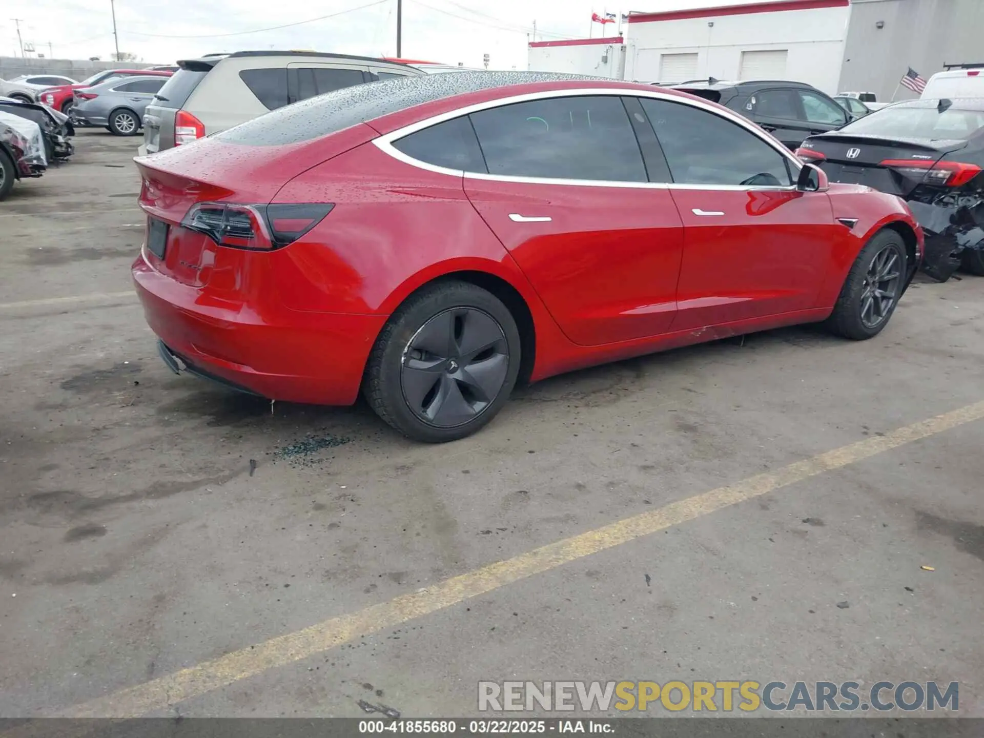 4 Фотография поврежденного автомобиля 5YJ3E1EB2KF452406 TESLA MODEL 3 2019