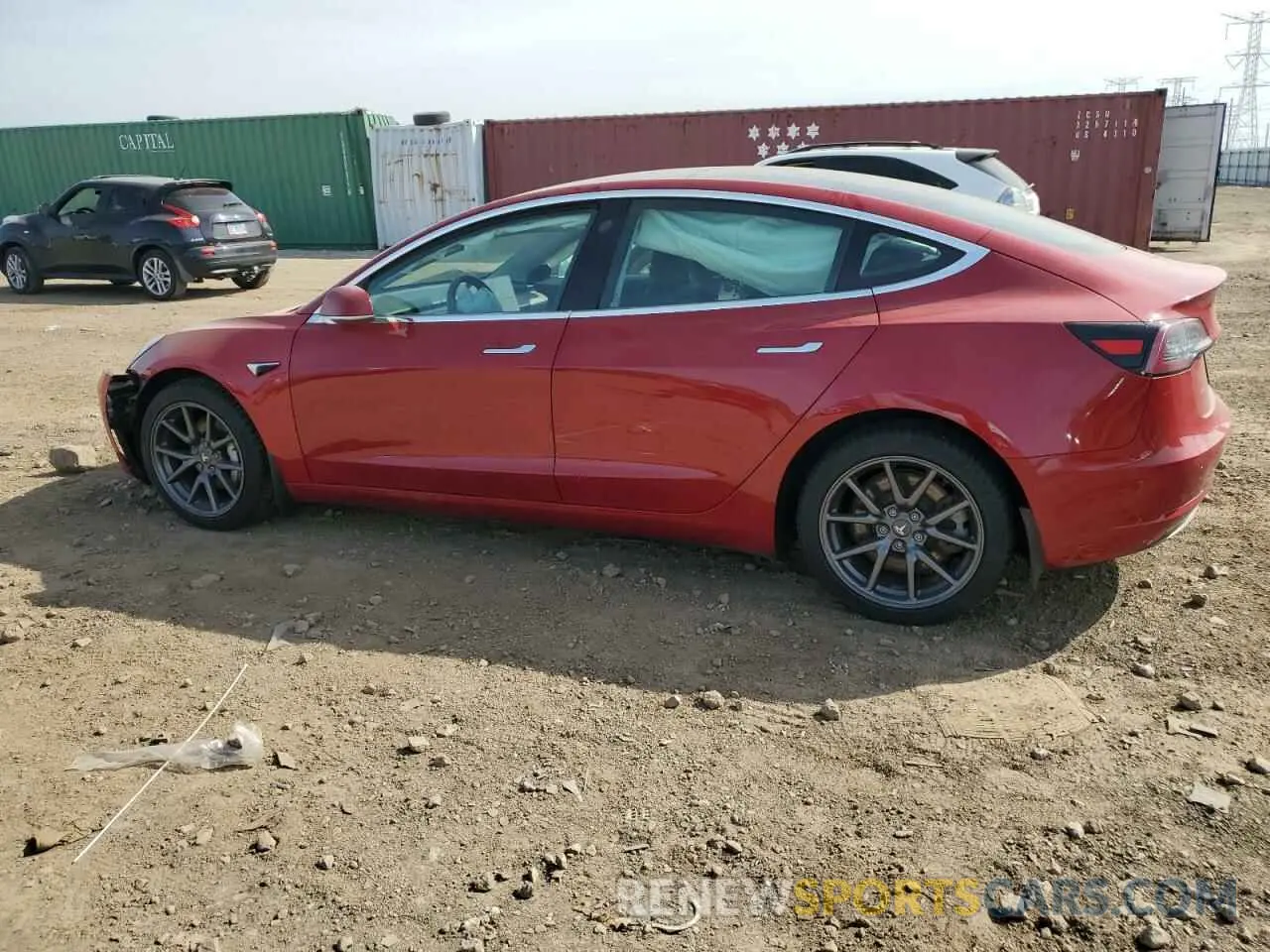 2 Фотография поврежденного автомобиля 5YJ3E1EB2KF453734 TESLA MODEL 3 2019