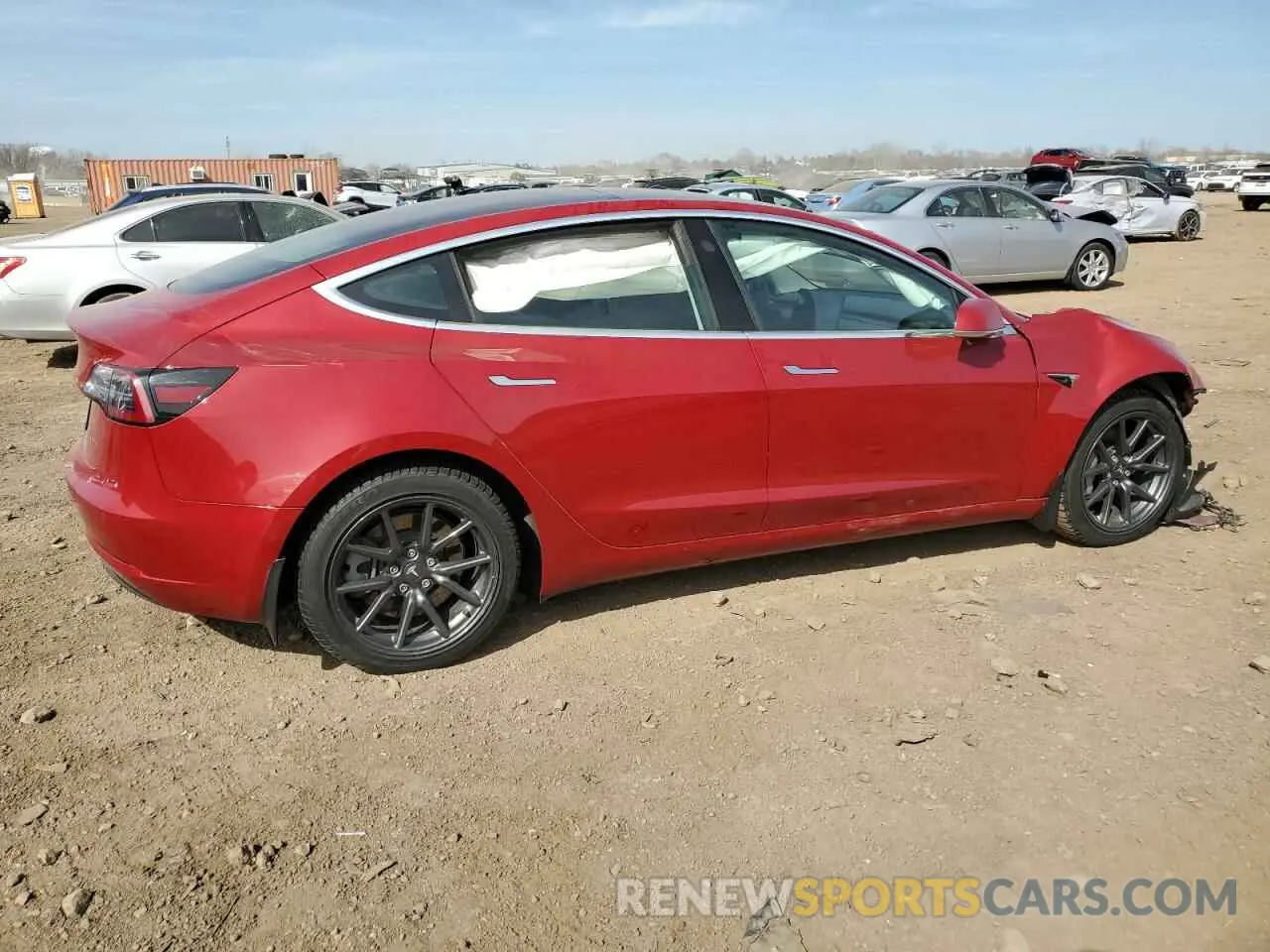 3 Фотография поврежденного автомобиля 5YJ3E1EB2KF453734 TESLA MODEL 3 2019