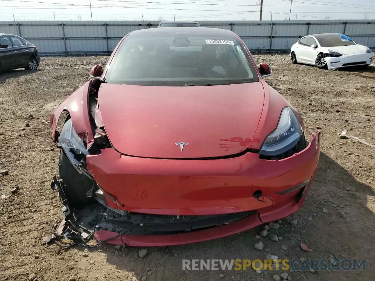 5 Фотография поврежденного автомобиля 5YJ3E1EB2KF453734 TESLA MODEL 3 2019