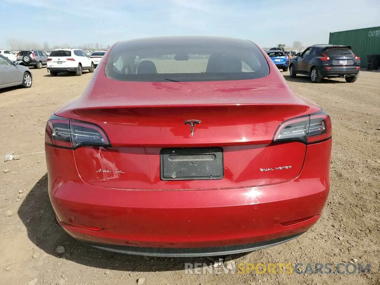 6 Фотография поврежденного автомобиля 5YJ3E1EB2KF453734 TESLA MODEL 3 2019