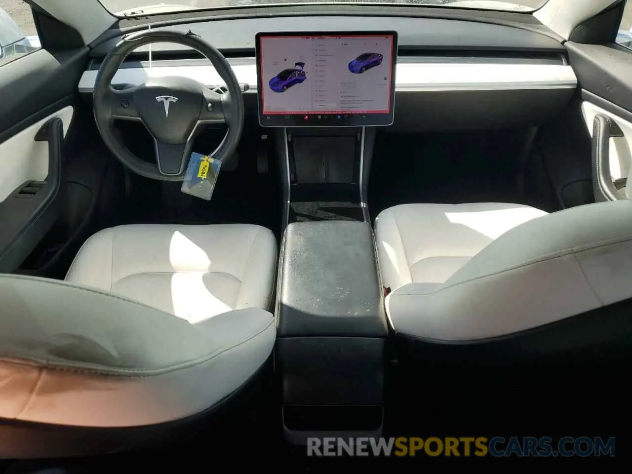 8 Фотография поврежденного автомобиля 5YJ3E1EB2KF454706 TESLA MODEL 3 2019