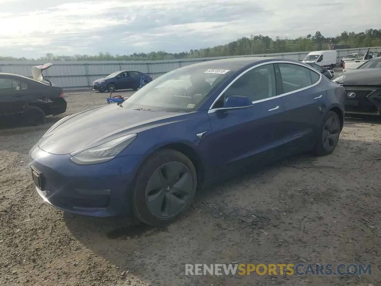 1 Фотография поврежденного автомобиля 5YJ3E1EB2KF464958 TESLA MODEL 3 2019