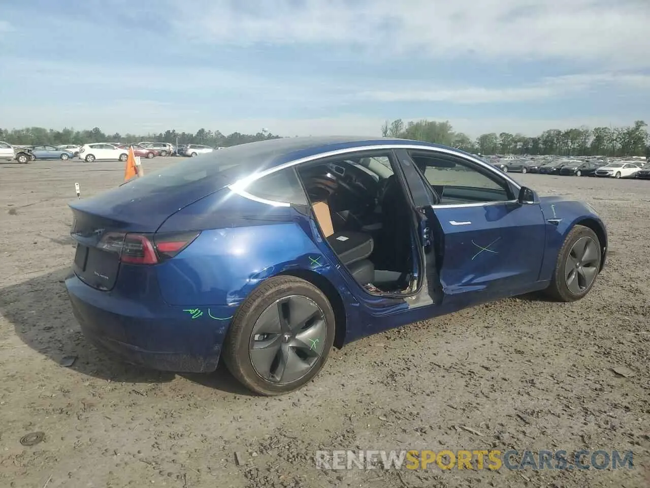 3 Фотография поврежденного автомобиля 5YJ3E1EB2KF464958 TESLA MODEL 3 2019