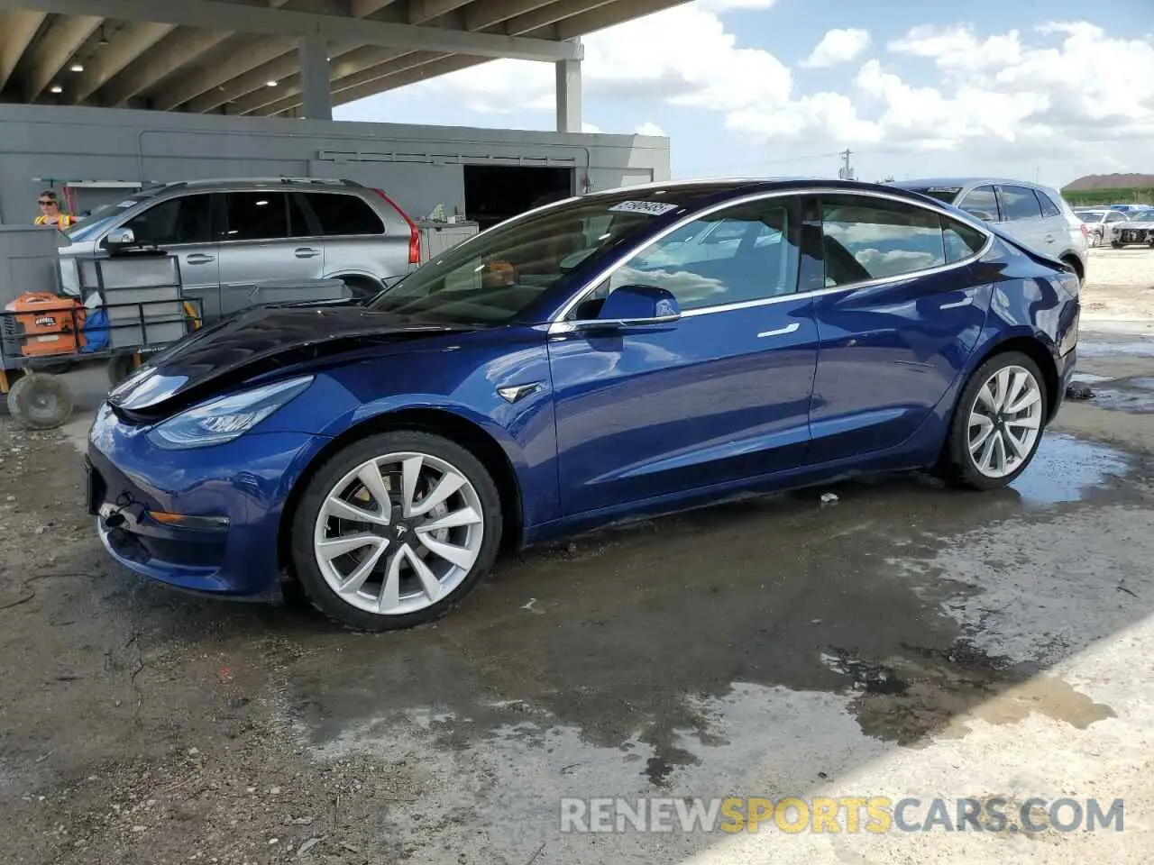 1 Фотография поврежденного автомобиля 5YJ3E1EB2KF465107 TESLA MODEL 3 2019
