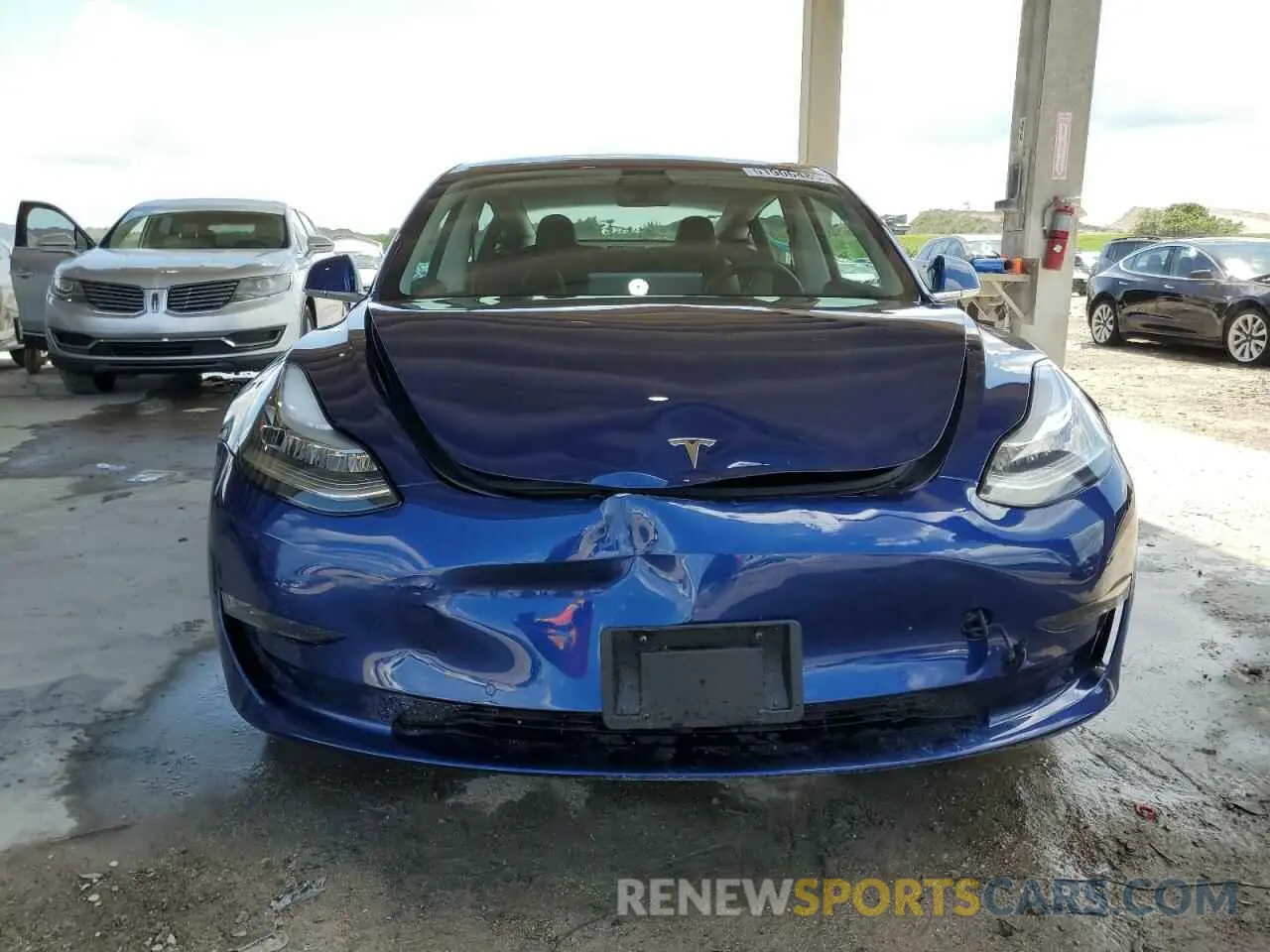 5 Фотография поврежденного автомобиля 5YJ3E1EB2KF465107 TESLA MODEL 3 2019