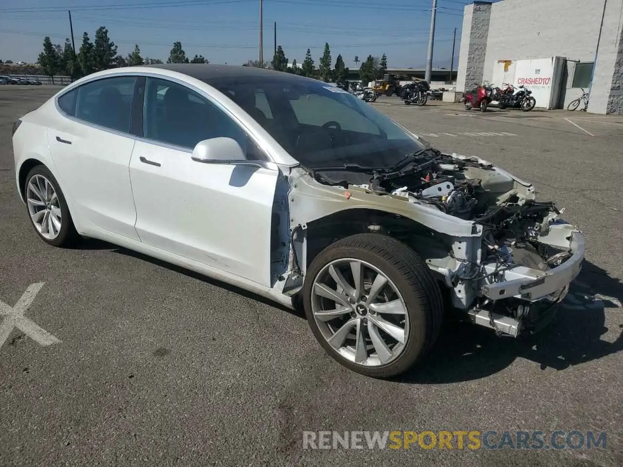 4 Photograph of a damaged car 5YJ3E1EB2KF512653 TESLA MODEL 3 2019