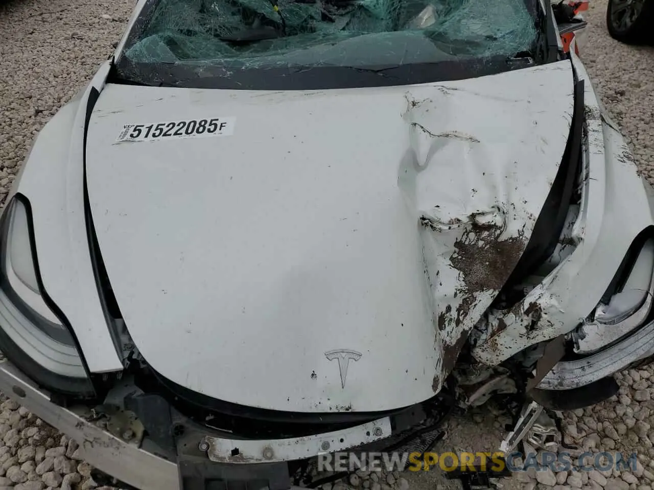 11 Photograph of a damaged car 5YJ3E1EB2KF513401 TESLA MODEL 3 2019
