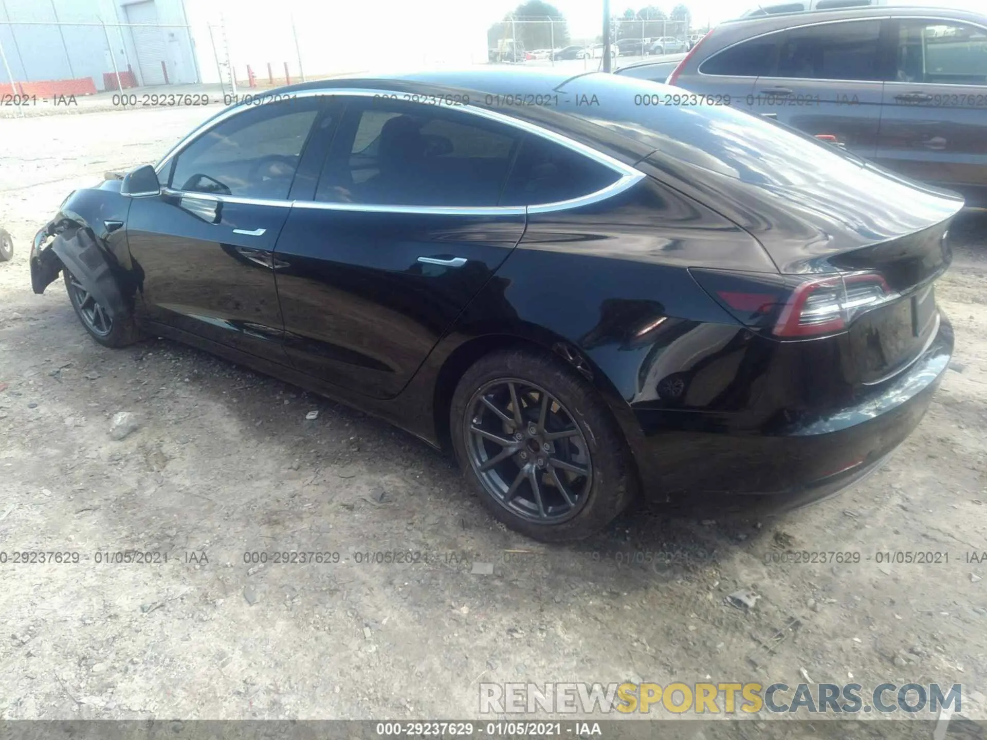 3 Photograph of a damaged car 5YJ3E1EB3KF191240 TESLA MODEL 3 2019