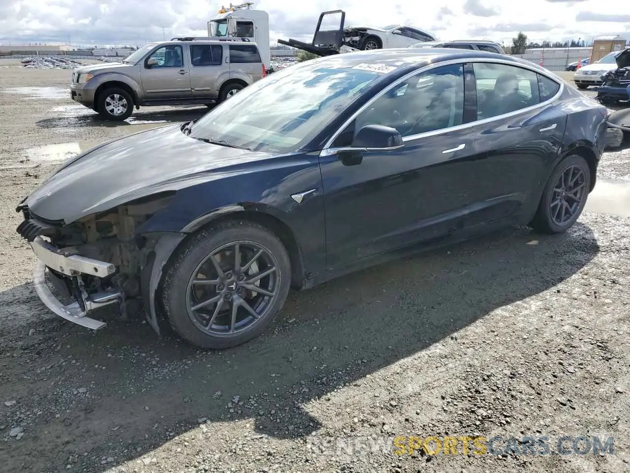 1 Фотография поврежденного автомобиля 5YJ3E1EB3KF208747 TESLA MODEL 3 2019