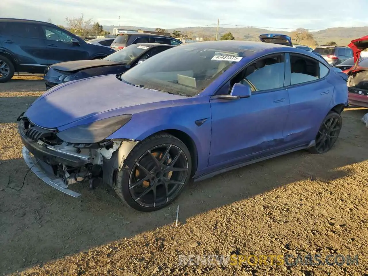 1 Фотография поврежденного автомобиля 5YJ3E1EB3KF211762 TESLA MODEL 3 2019