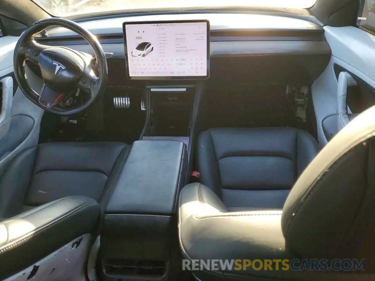 8 Фотография поврежденного автомобиля 5YJ3E1EB3KF211762 TESLA MODEL 3 2019