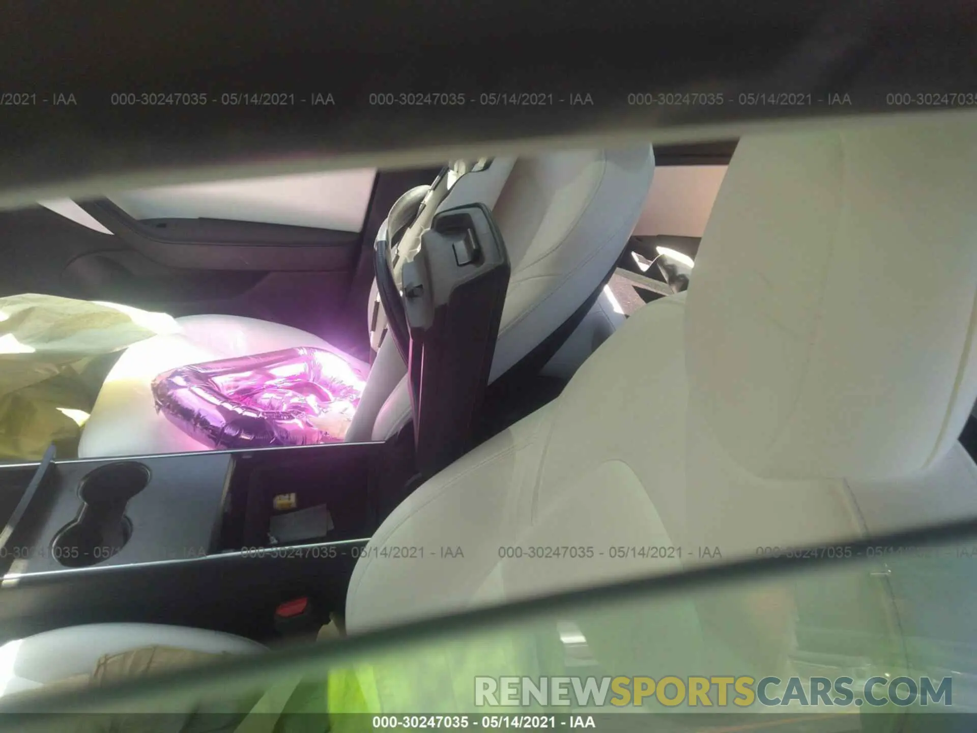 8 Photograph of a damaged car 5YJ3E1EB3KF213947 TESLA MODEL 3 2019