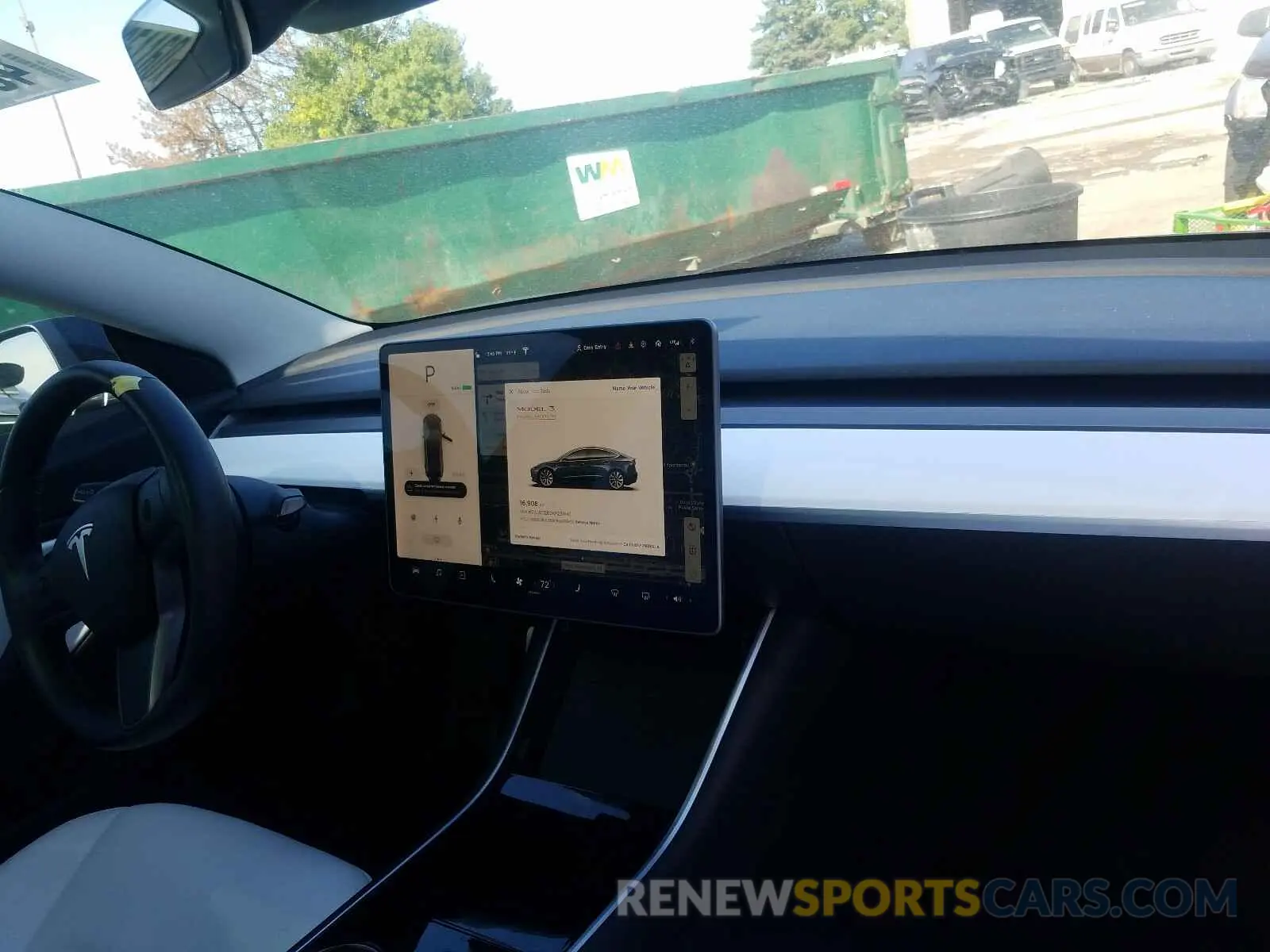 9 Photograph of a damaged car 5YJ3E1EB3KF231641 TESLA MODEL 3 2019