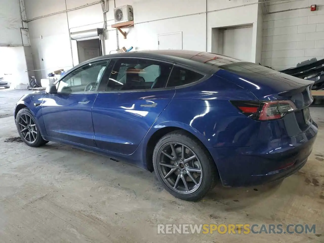 2 Photograph of a damaged car 5YJ3E1EB3KF365551 TESLA MODEL 3 2019