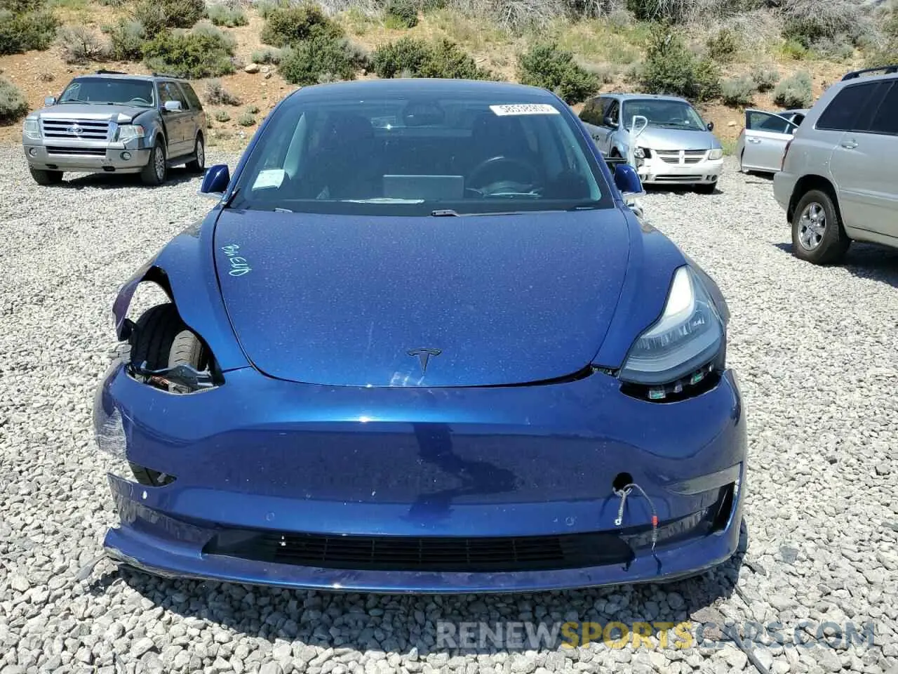 5 Photograph of a damaged car 5YJ3E1EB3KF390014 TESLA MODEL 3 2019