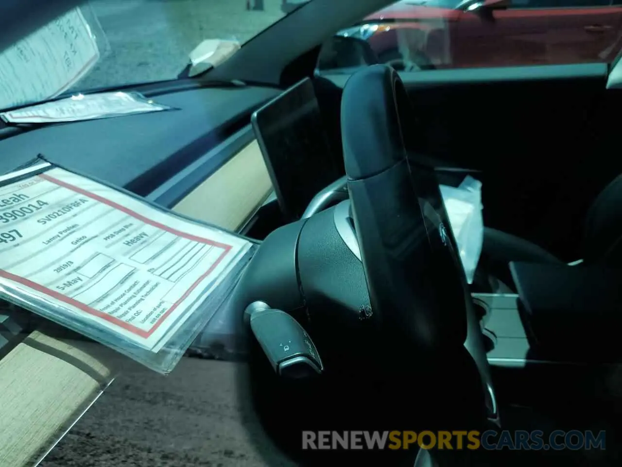 9 Photograph of a damaged car 5YJ3E1EB3KF390014 TESLA MODEL 3 2019