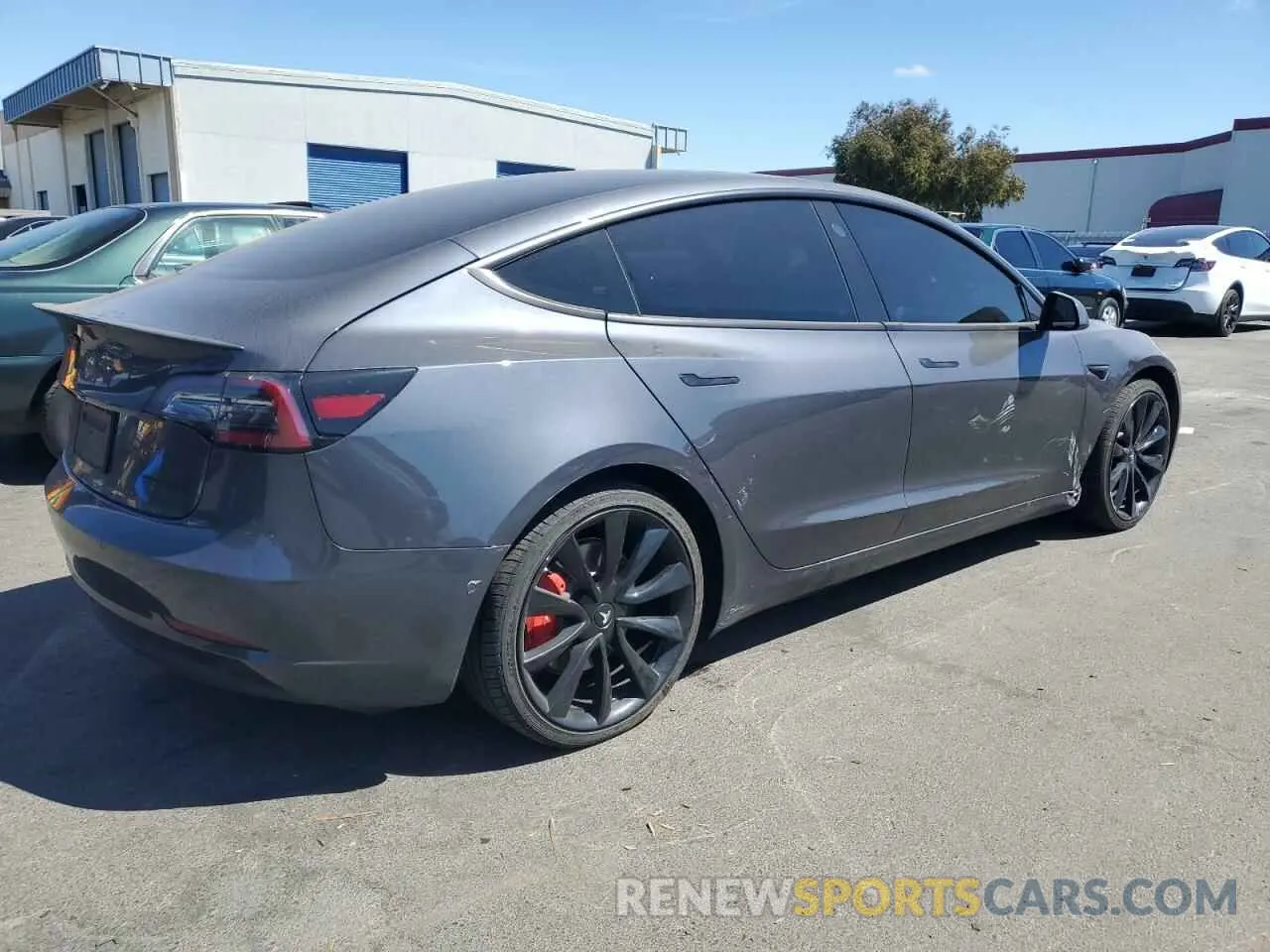 3 Фотография поврежденного автомобиля 5YJ3E1EB3KF393401 TESLA MODEL 3 2019