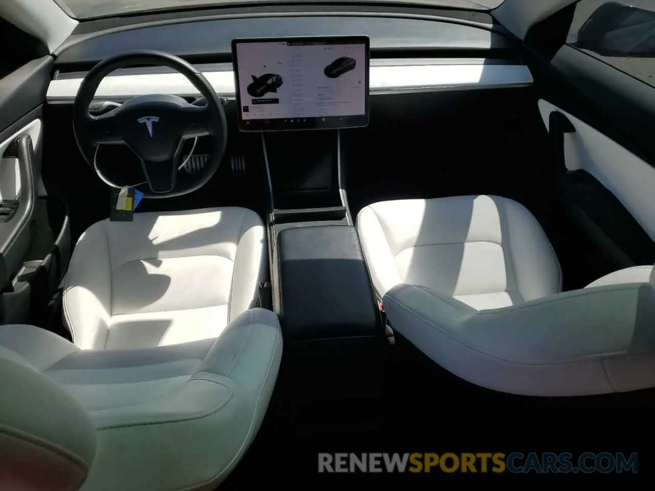 8 Фотография поврежденного автомобиля 5YJ3E1EB3KF393401 TESLA MODEL 3 2019