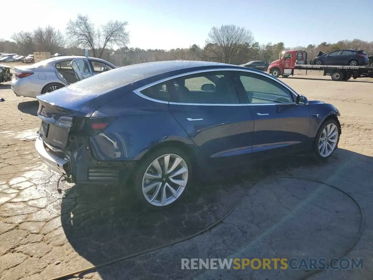 3 Фотография поврежденного автомобиля 5YJ3E1EB3KF423142 TESLA MODEL 3 2019