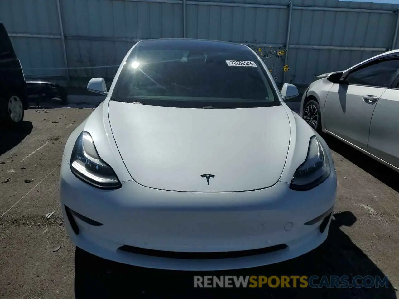 5 Photograph of a damaged car 5YJ3E1EB3KF493840 TESLA MODEL 3 2019