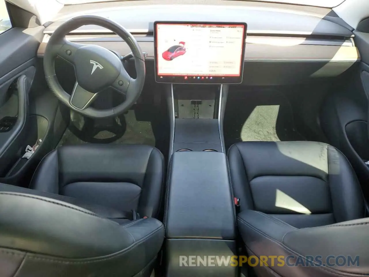 8 Photograph of a damaged car 5YJ3E1EB3KF493840 TESLA MODEL 3 2019
