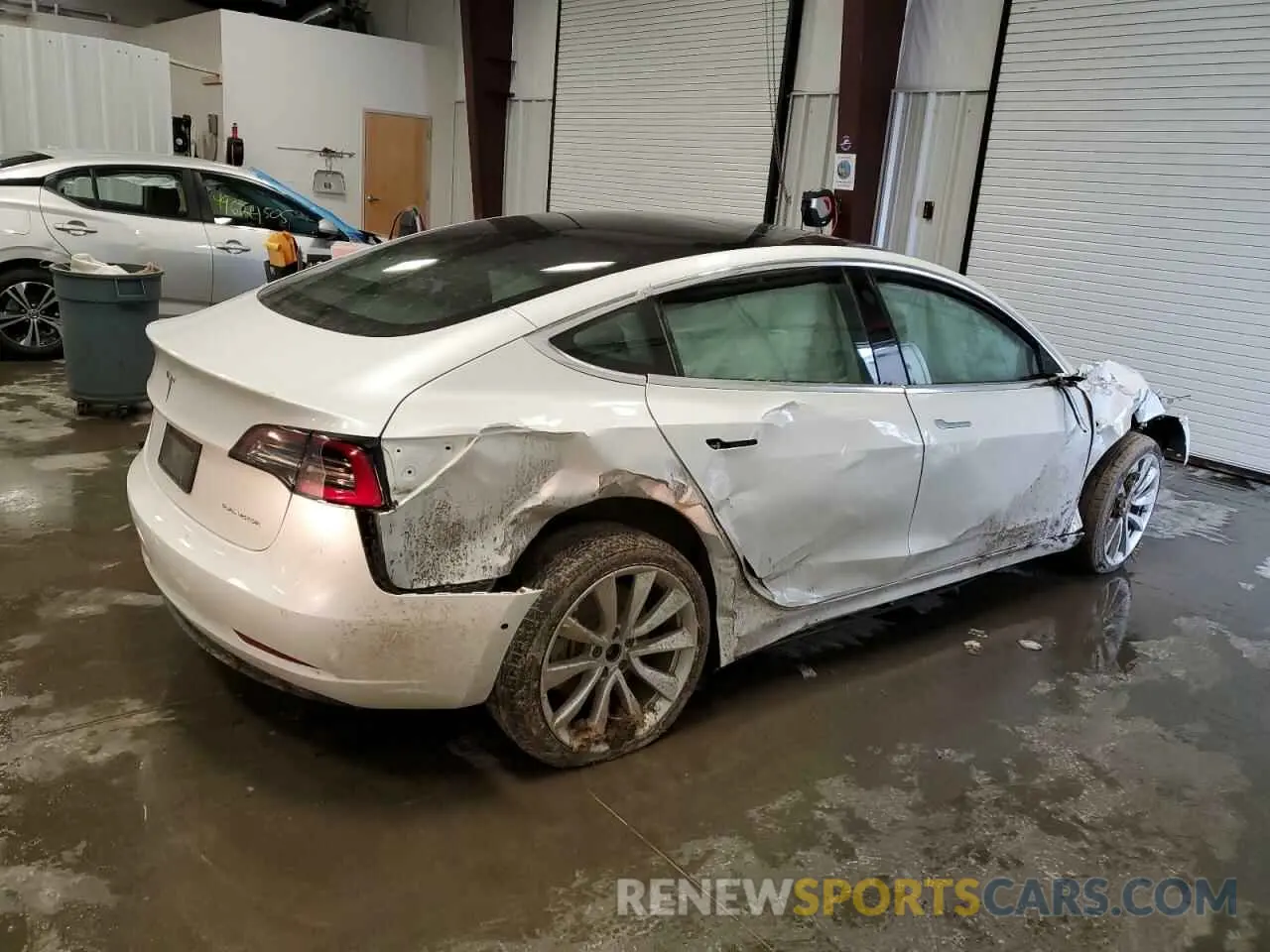 3 Photograph of a damaged car 5YJ3E1EB3KF494292 TESLA MODEL 3 2019