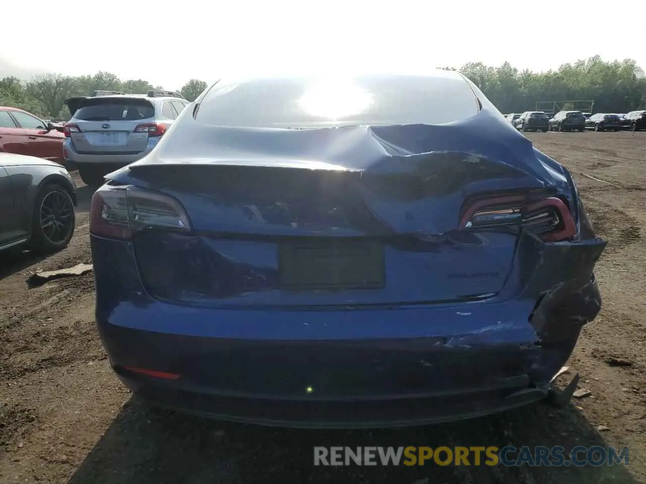 6 Фотография поврежденного автомобиля 5YJ3E1EB4KF191411 TESLA MODEL 3 2019