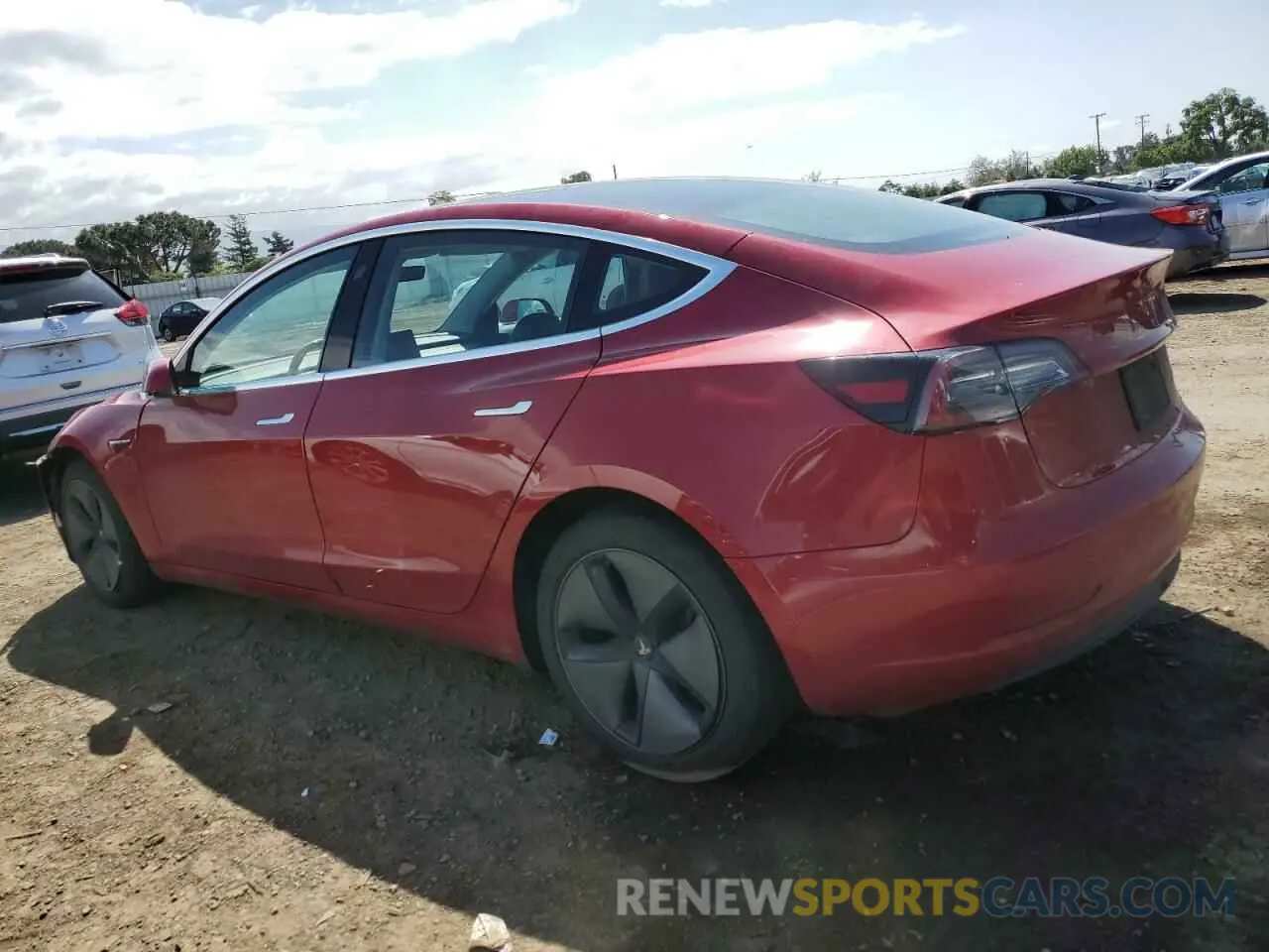 2 Фотография поврежденного автомобиля 5YJ3E1EB4KF193868 TESLA MODEL 3 2019