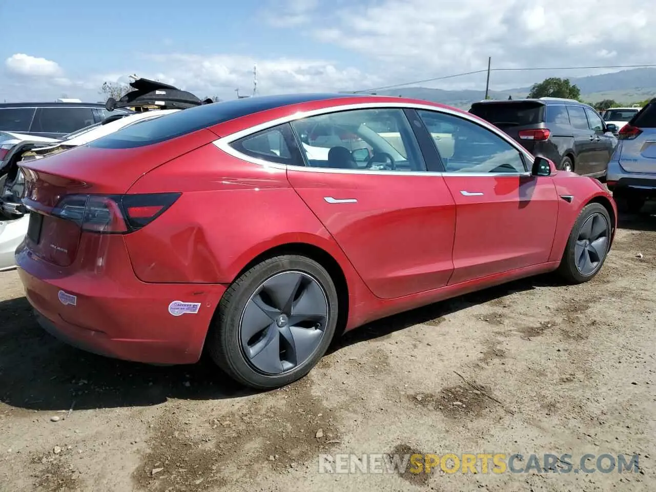 3 Фотография поврежденного автомобиля 5YJ3E1EB4KF193868 TESLA MODEL 3 2019