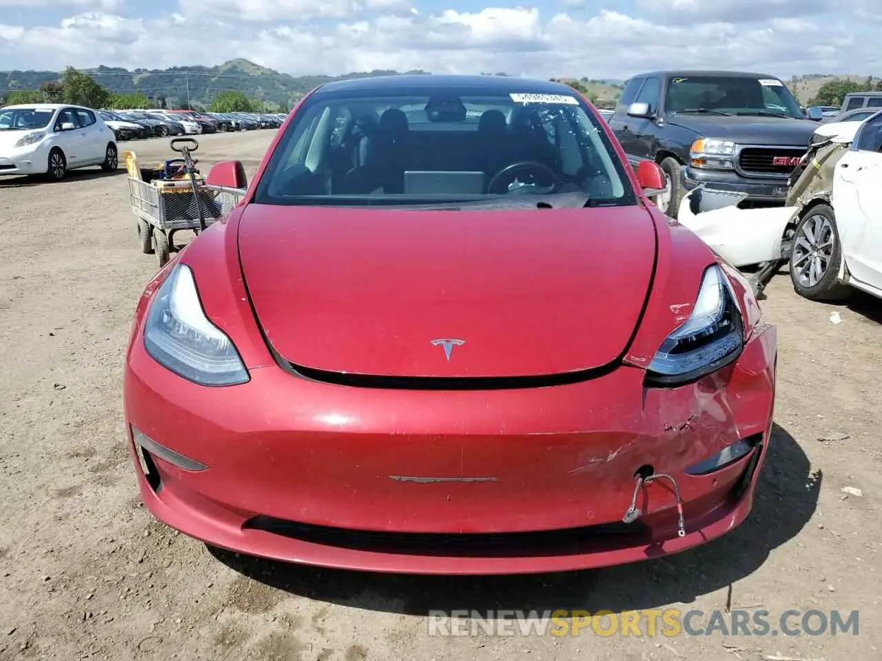 5 Фотография поврежденного автомобиля 5YJ3E1EB4KF193868 TESLA MODEL 3 2019
