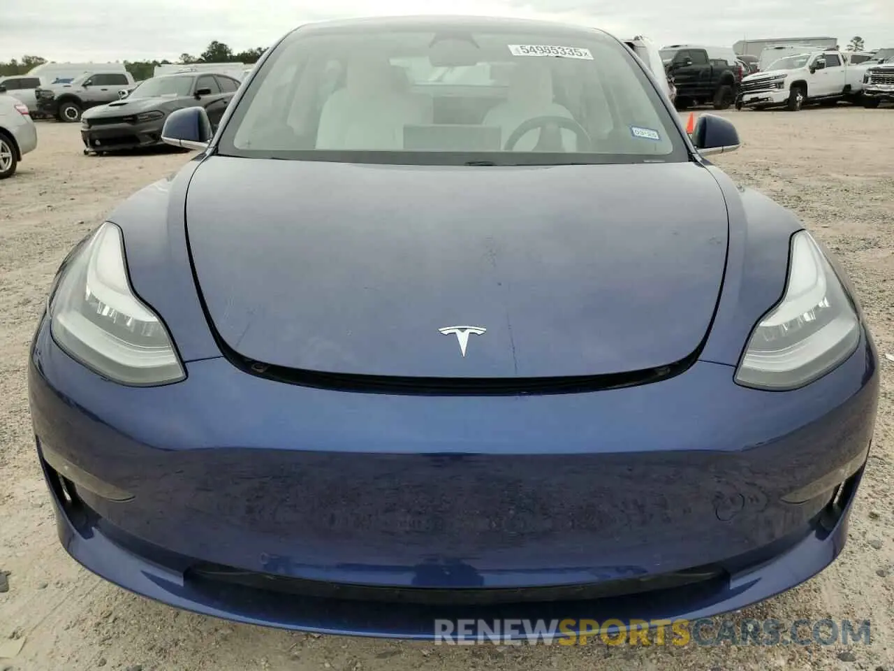 5 Photograph of a damaged car 5YJ3E1EB4KF195443 TESLA MODEL 3 2019
