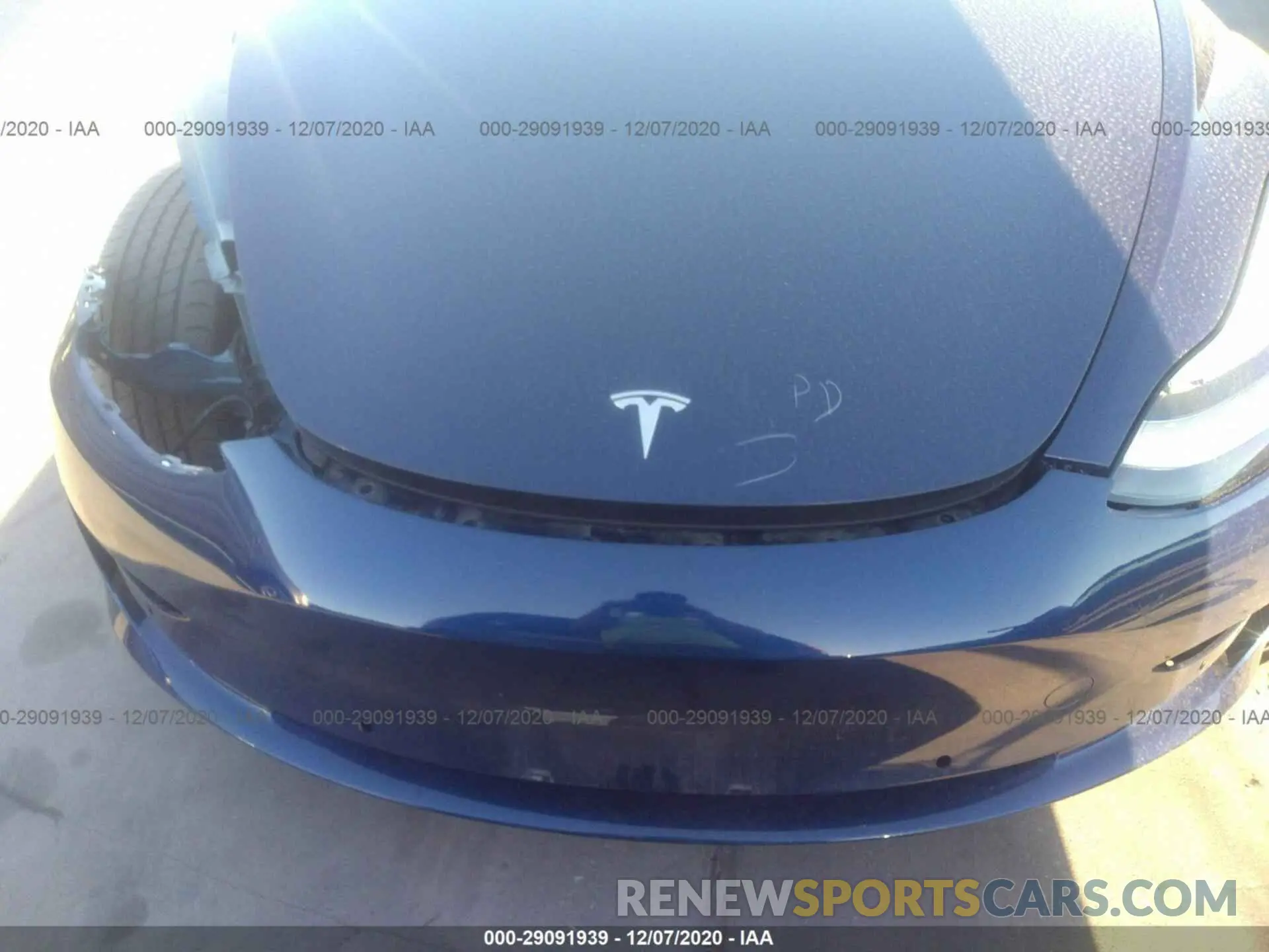 10 Photograph of a damaged car 5YJ3E1EB4KF213827 TESLA MODEL 3 2019