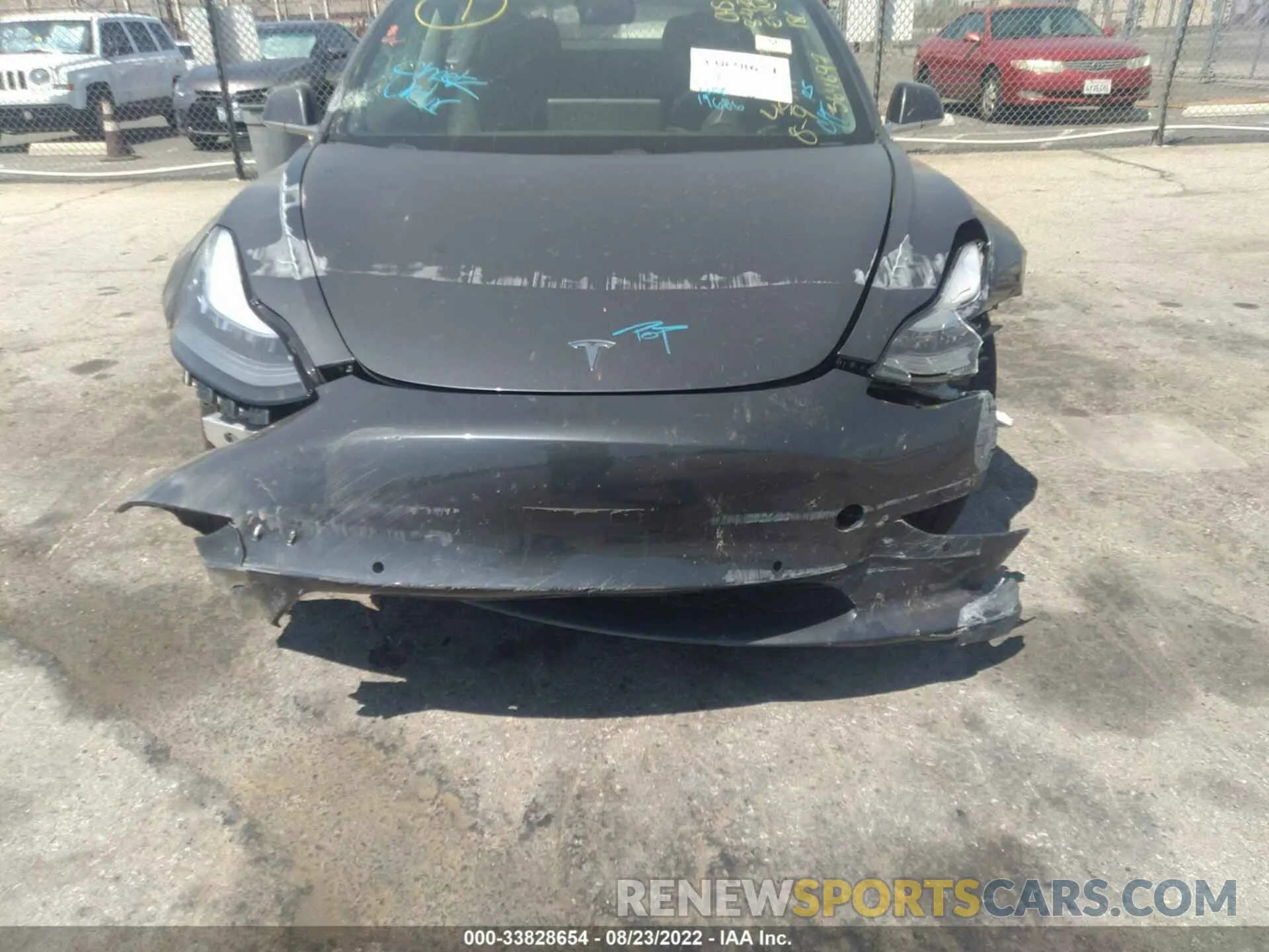 6 Photograph of a damaged car 5YJ3E1EB4KF364697 TESLA MODEL 3 2019