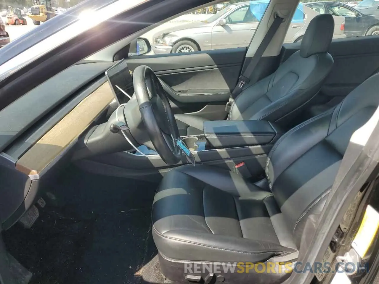 7 Photograph of a damaged car 5YJ3E1EB4KF385727 TESLA MODEL 3 2019