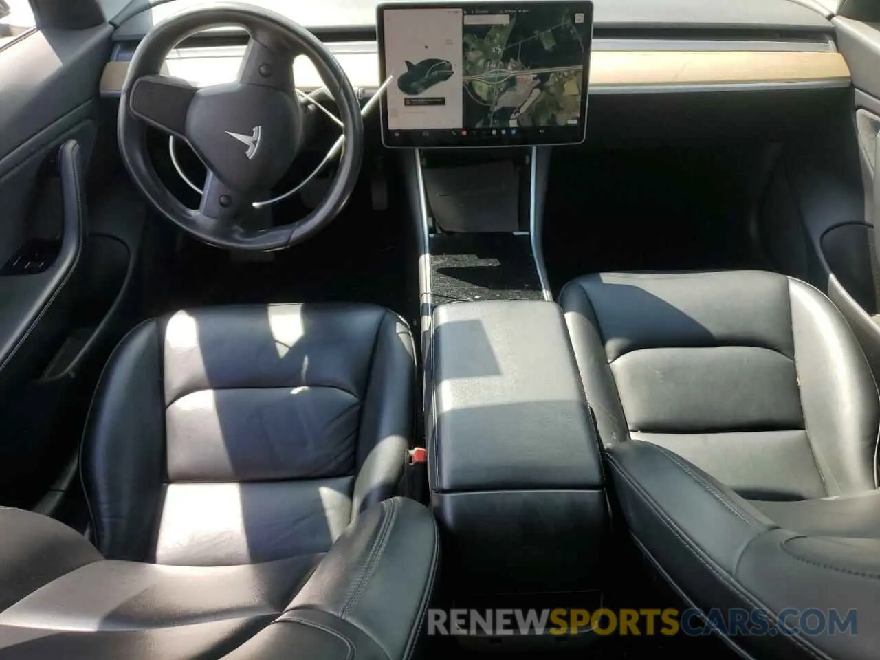 8 Photograph of a damaged car 5YJ3E1EB4KF385727 TESLA MODEL 3 2019