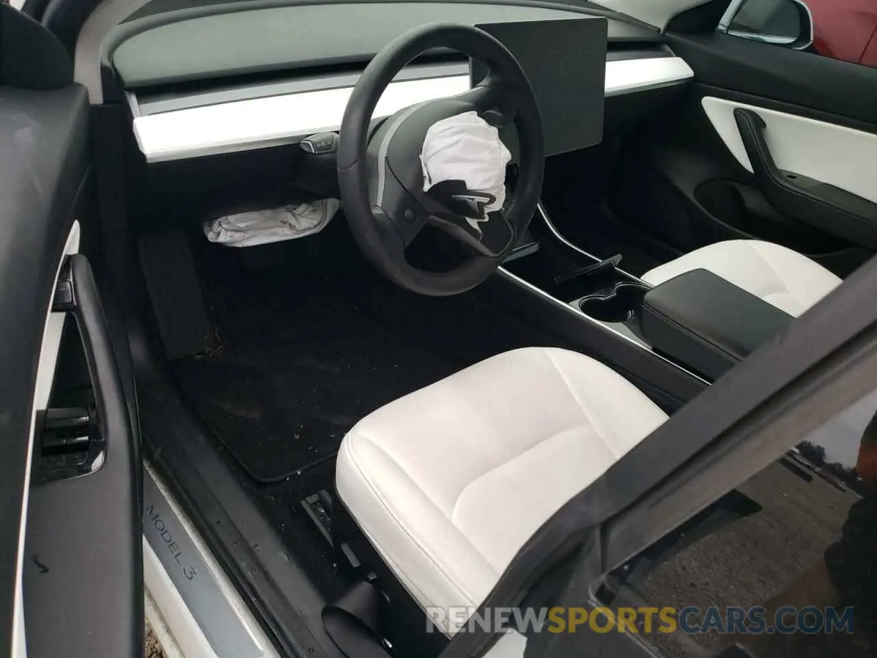 8 Photograph of a damaged car 5YJ3E1EB4KF434196 TESLA MODEL 3 2019